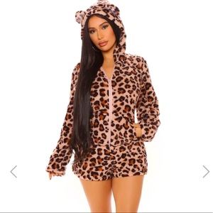 Fashion nova leopard onsie